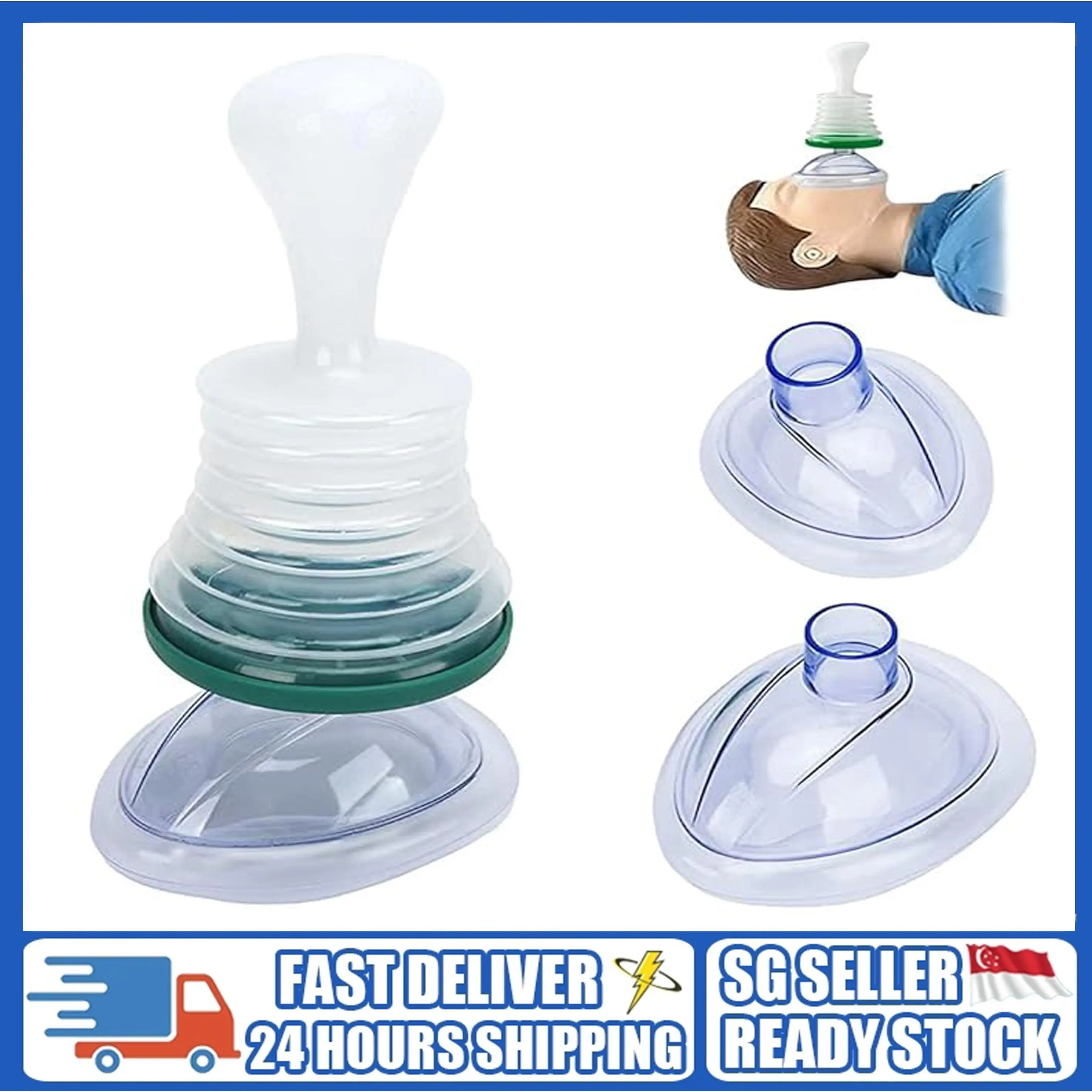 🚚SG Seller🚚Choking Rescue Device, Portable Anti-Choking Rescue Device for Kids & Adults - Quick First Aid Kit with Airway Suction, Ensures Safety With Bag， Choking Rescue Device, Portable Suction Rescue Device Portable Airway Suction Device | Anti