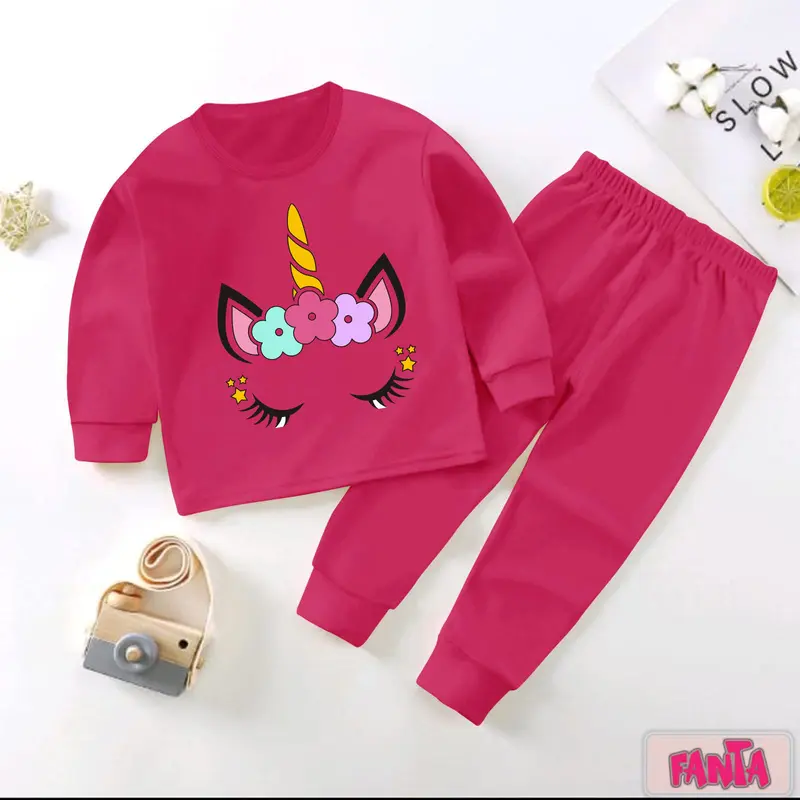 4Pasang Baju Tidur Anak Perempuan Bayi dan Balita Usia 0-4 Tahun Piyama Panjang Cinnamoroll Kuromi 4