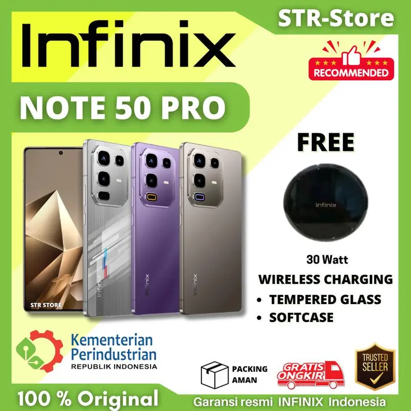 [Exclusive Creator] INFINIX NOTE 50 PRO 8/256 GB GARANSI RESMI INFINIX TERBARU NOTE 50 PRO 4G 8/256 GB - INFINIX NOTE 50 PRO