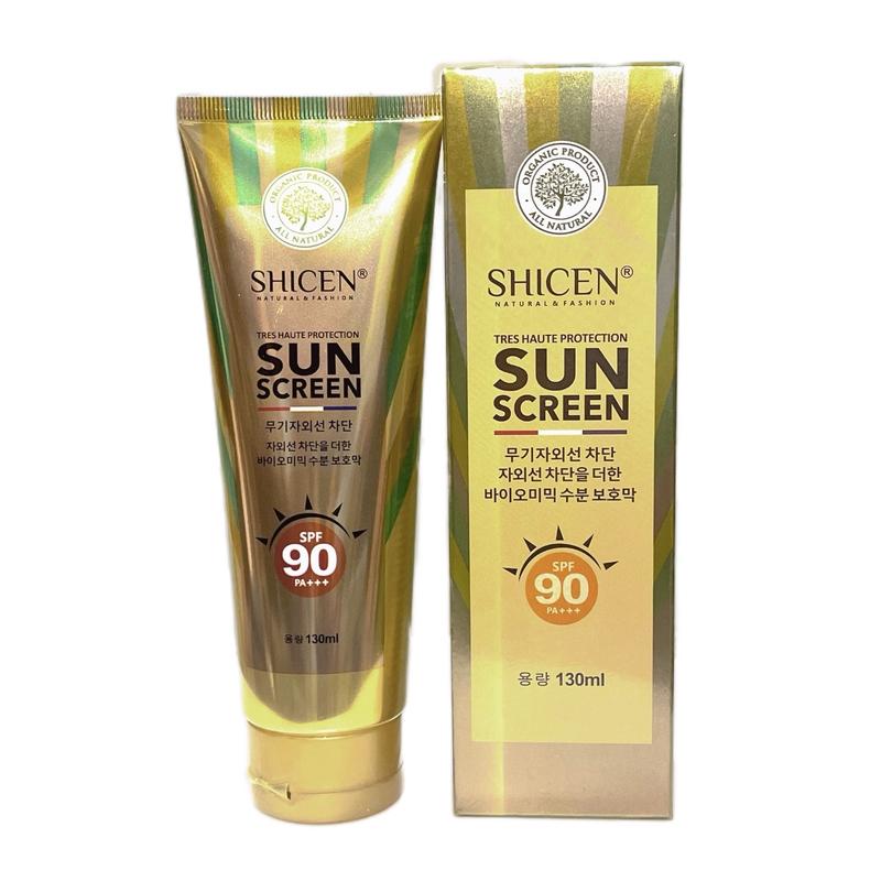  Tuýp kem chống nắng nâng tone che khuyết điểm Shicen SunScreen SpF90 PA+++ 130ml dùng cho mặt và body Sunscreen Chăm Sóc Da Skincare 