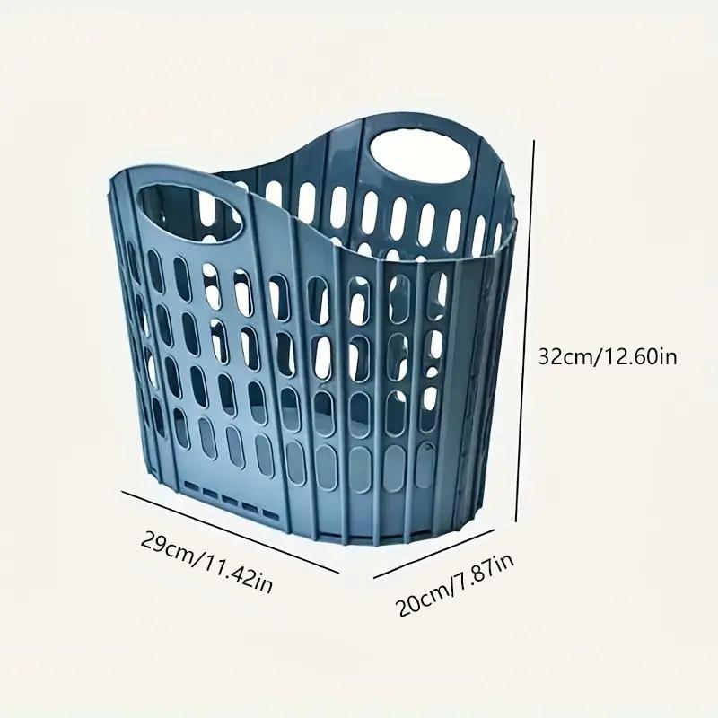 Product Introduction of Foldable Laundry Basket, Portable Clothes Storage Basket, Durable Clothes Storage Basket for Home Bathroom, Organiser 1