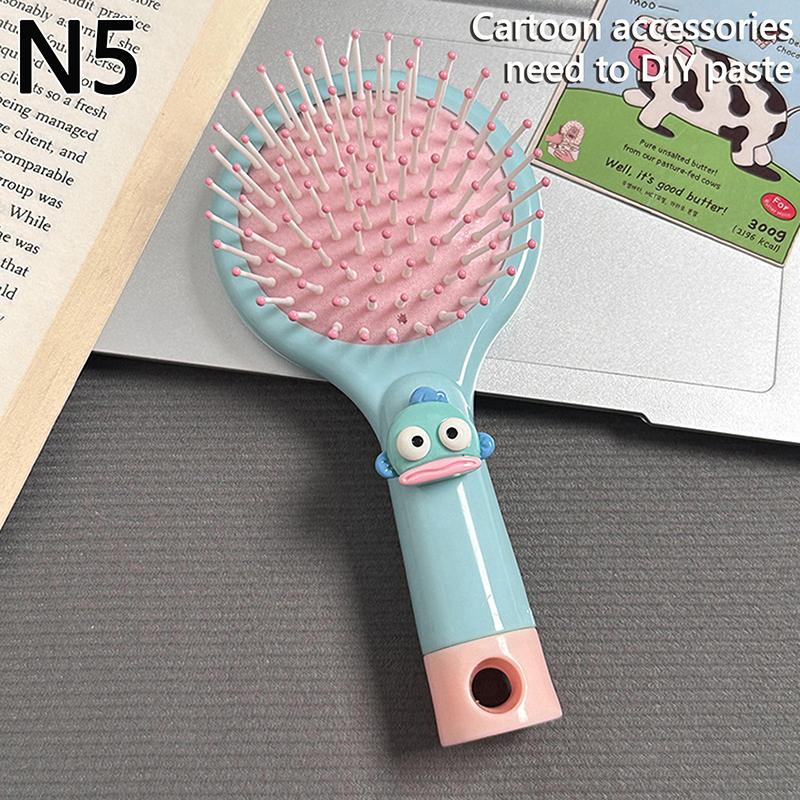 Product Introduction of Cartoon Handheld Mirror Comb Cartoon Air Cushion Comb Portable Student Dormitory Girlfriend Style Handheld Hairdressing Comb 29