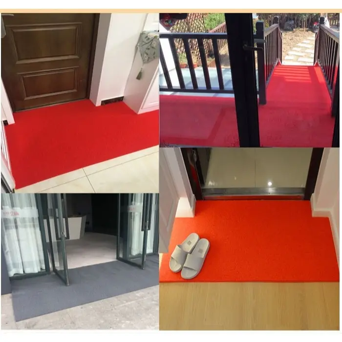 Thảm Trải sàn Lau Chân  Nhựa Rối Trải Sàn Sợi Mỳ Tôm Lau Sạch Chân Sạch Bụi Lót Sàn Chống Trơn Trượt,kích thước 1,2x0,5m 2