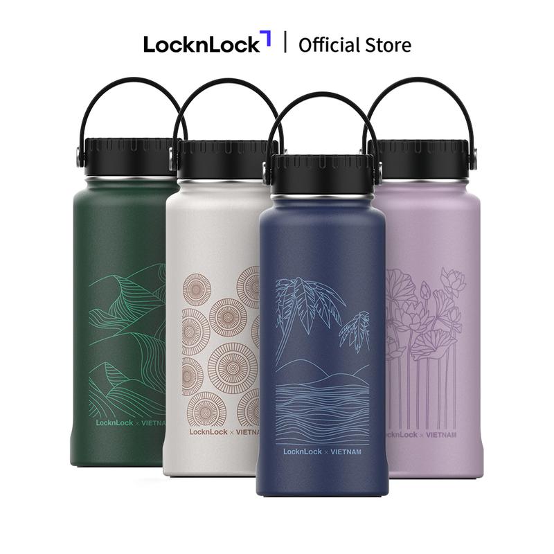 Bình giữ nhiệt LocknLock bằng thép không rỉ Riga Tumbler Vietnam Edition 897ml 4 phiên bản LHC4160