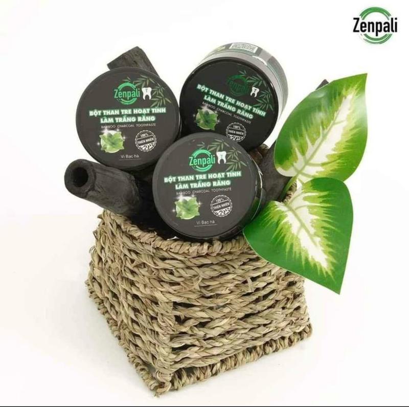 Bột than tre Hoạt tính hỗ trợ cải thiện trắng răng Zenpali