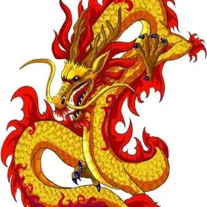 bordir naga ready 20 cm