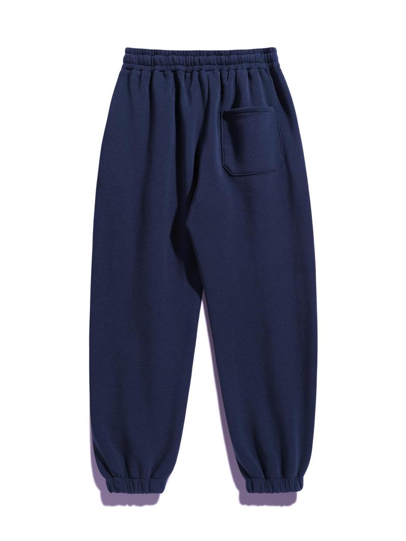 Product Introduction of Men's Solid Color Drawstring Waist Sweatpants, Casual Comfy Regular Fit Jogger Pants for Daily Wear, Men's Trousers for All Seasons 8
