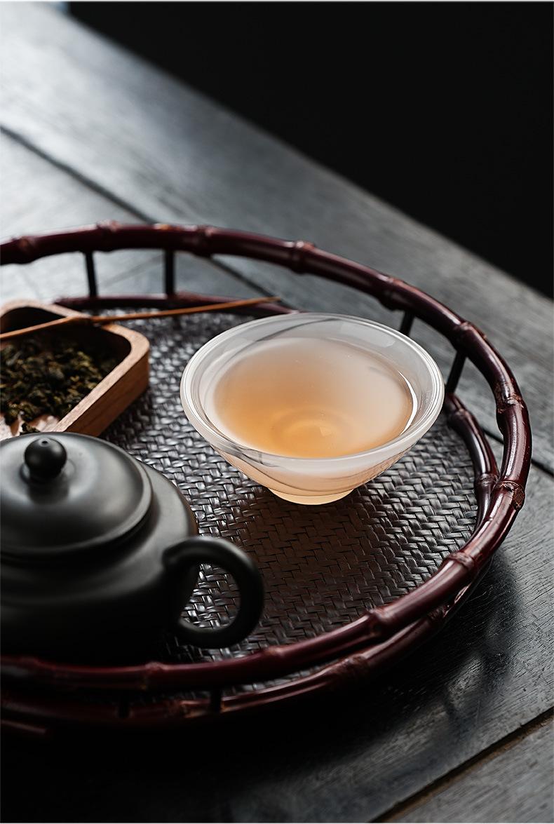 Product Introduction of Glaze Master Cup Home Office Tea Brewing White Jade Tea Cup Single Cup Personal Tasting Cup Kung Fu Tea Set Douli Cup 2