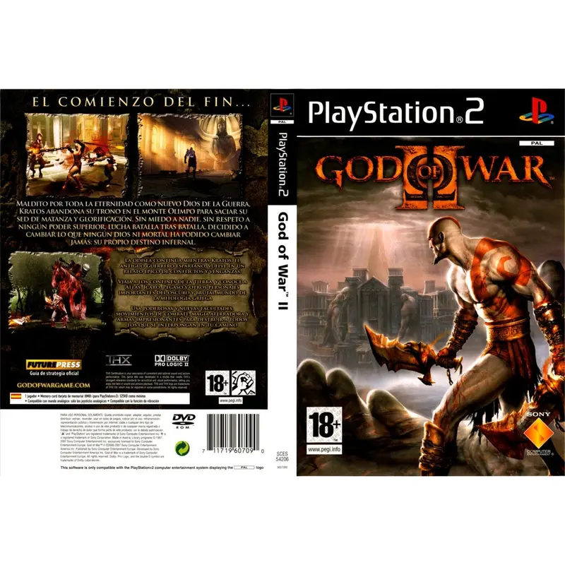 kaset game ps2 god of war 2 gow 2 0