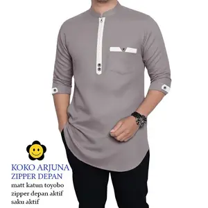 PIK - Koko Kurta Arjuna S M L XL XXL 3XL Baju Koko Pria Jumbo Toyobo Muslim Dewasa