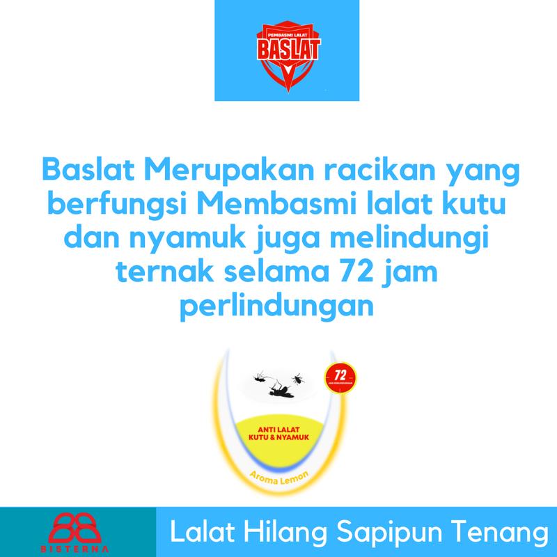 Baslat 60ml Pembasmi lalat dan kutu sapi kuda babi kerbau dan kambing 1