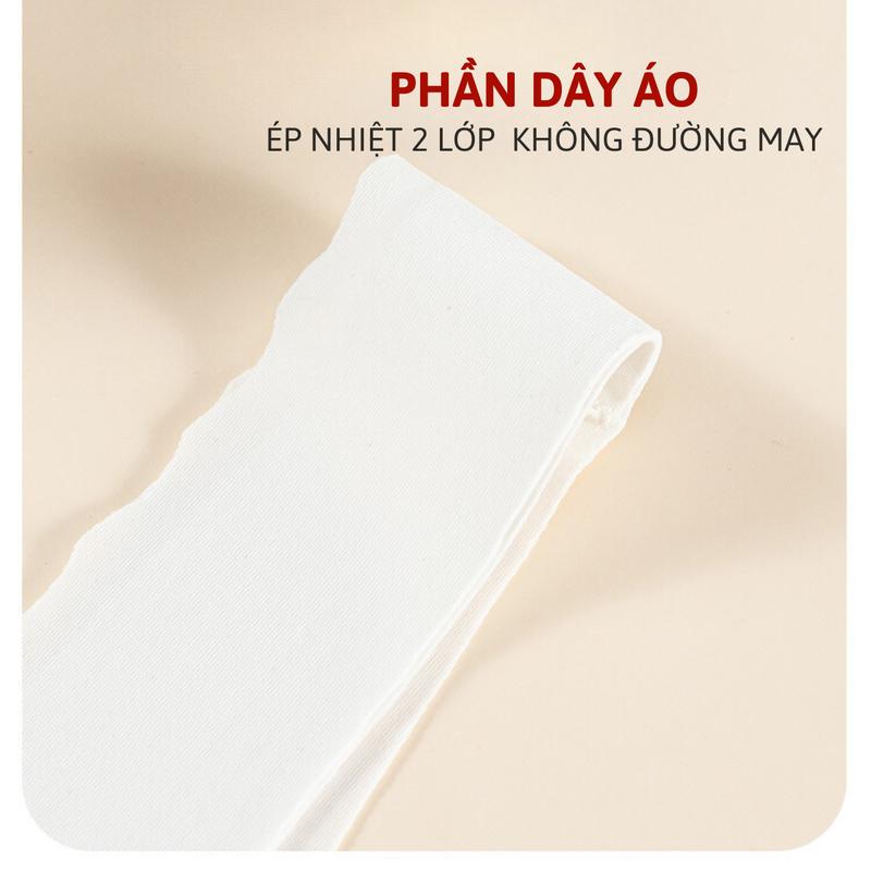 Áo Lót Su Cho Bé Gái Mút Rời Chất Mát Co Giãn 4 Chiều Thông Thoáng Cả Ngày Dài Lê Ngọc 443 8