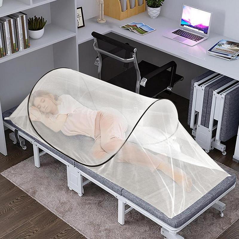 Product Introduction of Mosquito Net For Trips Anti Mosquito For Girl Single Bed Folding Portable Adjustable Luxury Mosquito Net For Bed With Zipper 9