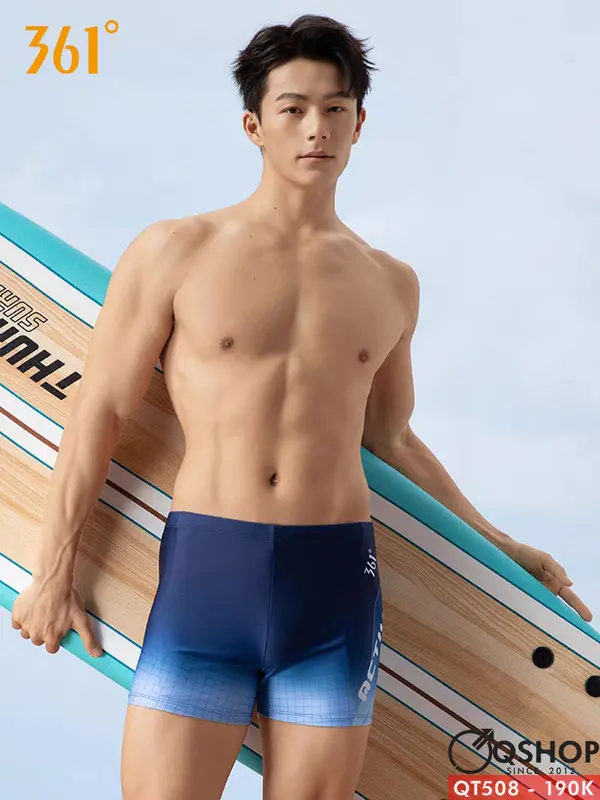 Quần bơi nam boxer đơn giản năng động hàng nội địa Trung QSHOP - QT508 1