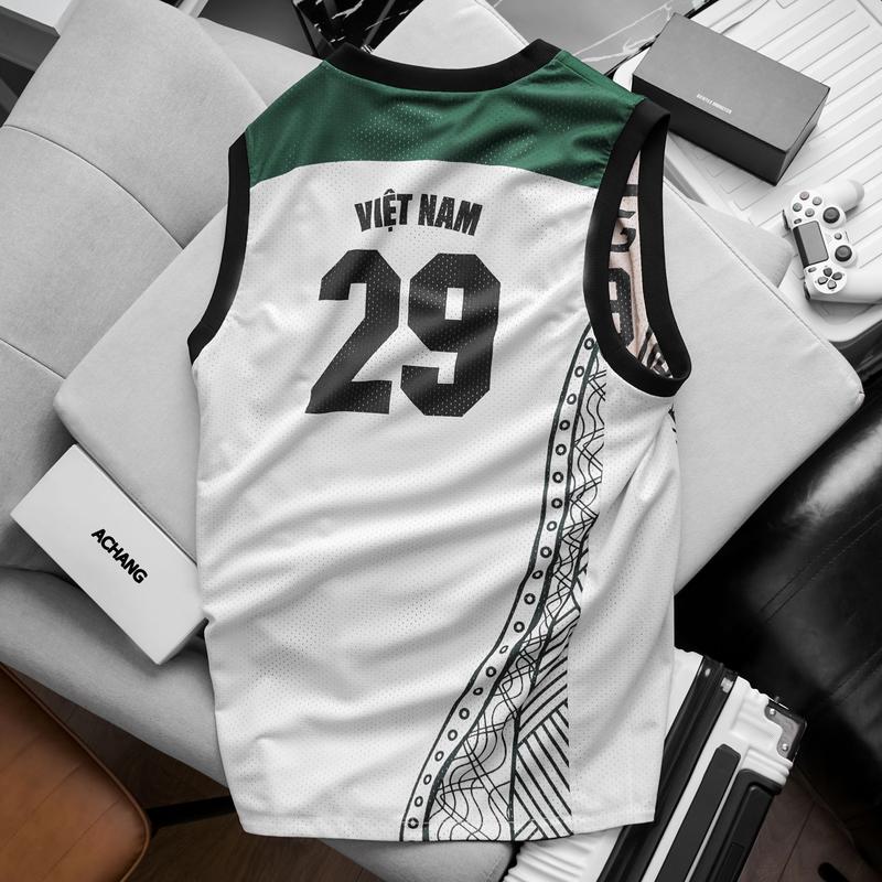Bộ thể thao tanktop 2 mặt Việt Nam Sport Chạy Bộ 3