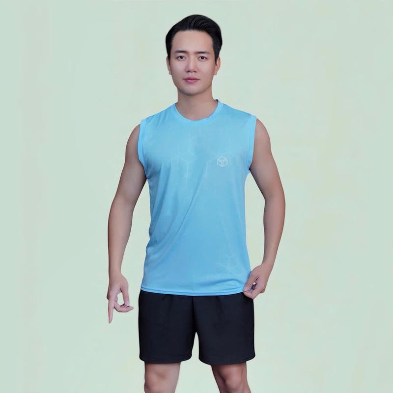 Product Introduction of [ Combo 2-3-4 ÁO ] Sát Nách Thể Thao, Chất Thun Lạnh Co Giãn Mềm Thoáng Nhẹ Vận Động Thoải Mái NAM LOGO Hình Hộp 10