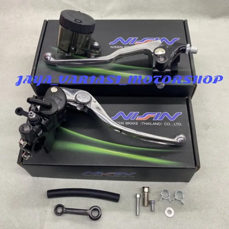 HANDLE MASTER REM NISZIN KAWASAKI Z1000 ZX1000 1SET KOPLING REM + TABUNG BIG SMOKE UNIVERSAL PNP VARIO/ MIO/ SATRIA FU/ SONIC/ RX KING/ TIGER/ F1ZR/ GTR/ KLX/ BEAT/ FINO/ VIXION/ R15 V2 V3/ NINJA R RR SS 150 250/ SPACY/ SCOOPY/ GENIO/ CRF 0