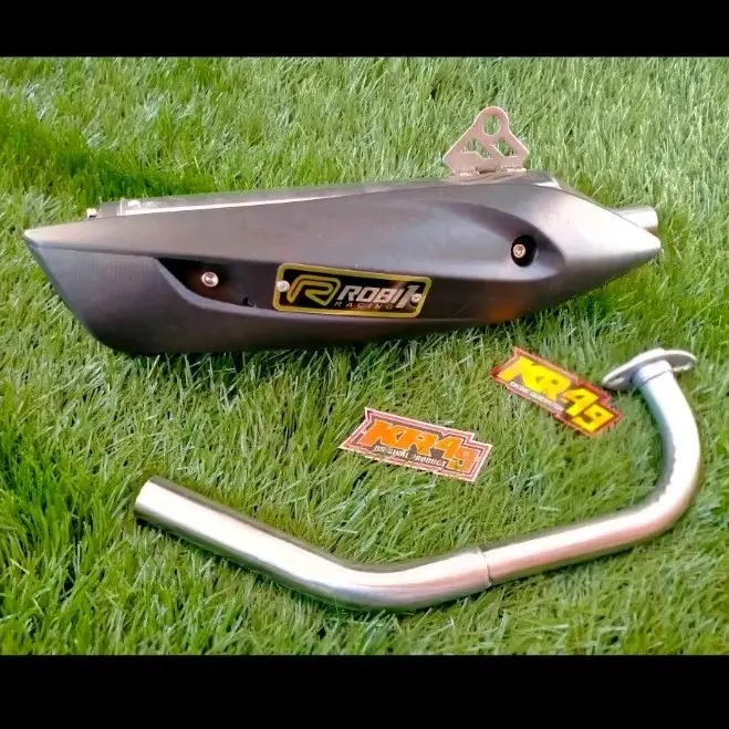 KNALPOT STANDAR RACING ROB 1 UNTUK MOTOR BEAT SCOOPY VARIO DAN SEMUA JENIS MOTOR MATIC Motor 1