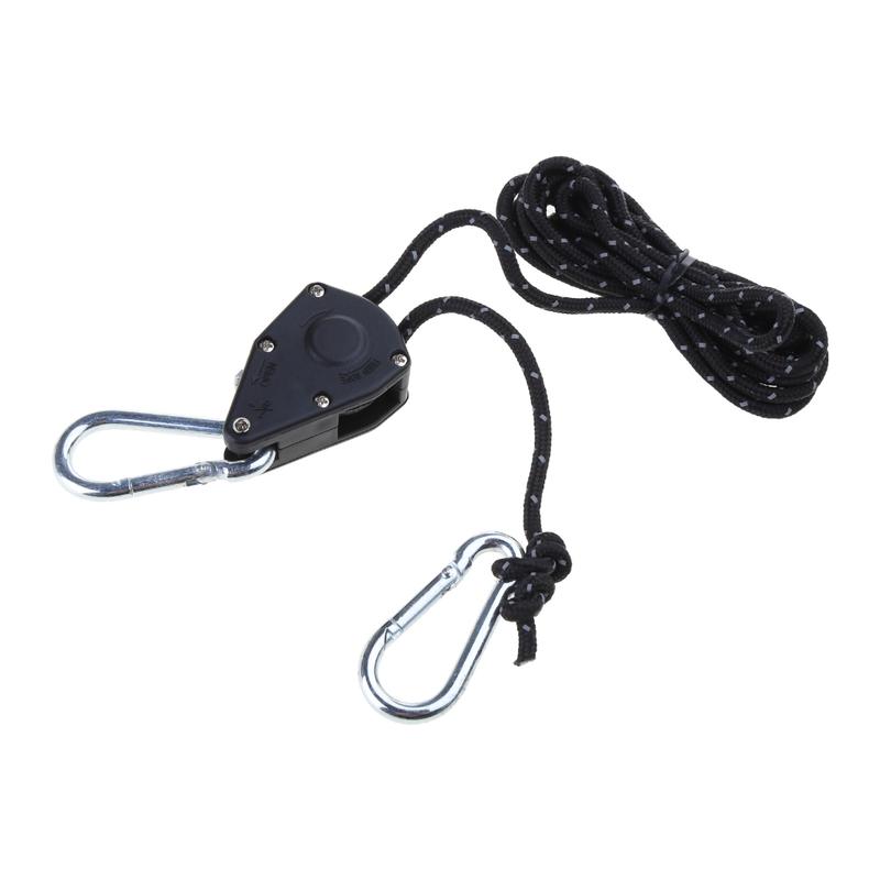 Tent Rope Lock Pulley Adjuster Rope Fixed Buckle Ratchet Pulley ...