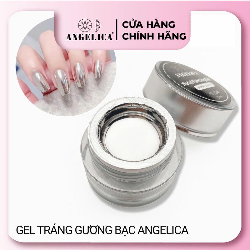 Gel Vẽ Metan Tráng Gương Bắt Sáng Trang Trí Nail ANGELICA - GTG Nữ Sơn Gel Women