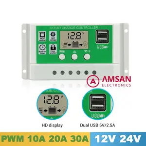 SCC PWM untuk baterai lithium 10A 20A 30A Solar charger controler for lithium battery