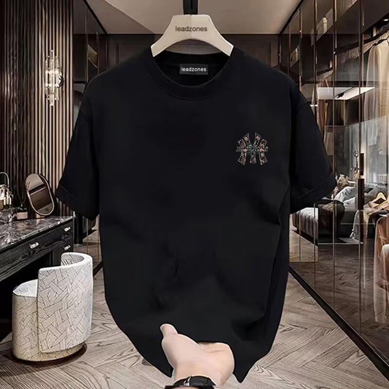 Product Introduction of Short sleeved T-shirt men's summer trend round neck printed Korean Version New Half sleeved top 2