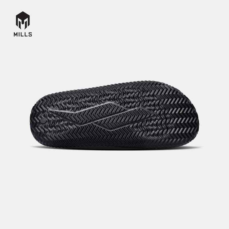 MILLS SANDAL COMFY SLIDES BLACK/WHITE 9901301 5