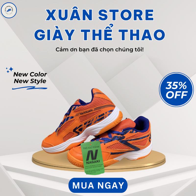 Tặng bó gối Giày Cầu Lông Nagaki karyu Nam Nữ -chơi sân thảm - bám sân đã khâu đế Sneaker Sport Tập Thể Dục Giày Thể Thao
