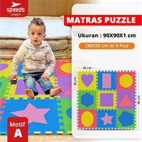 Gambar SPEEDS Evamat Matras Puzzle Bermain Anak Melindungi 034-9 - -4 BIRU 30x30x1cm dari StarAsia Kota Surabaya 1 Tokopedia