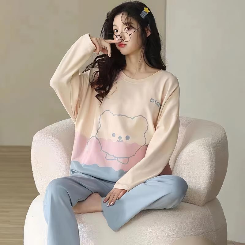 Monody - Baju Tidur Wanita Dewasa Piyama Set Kekinian / Model Kaos PP /  Motif Lucu 3