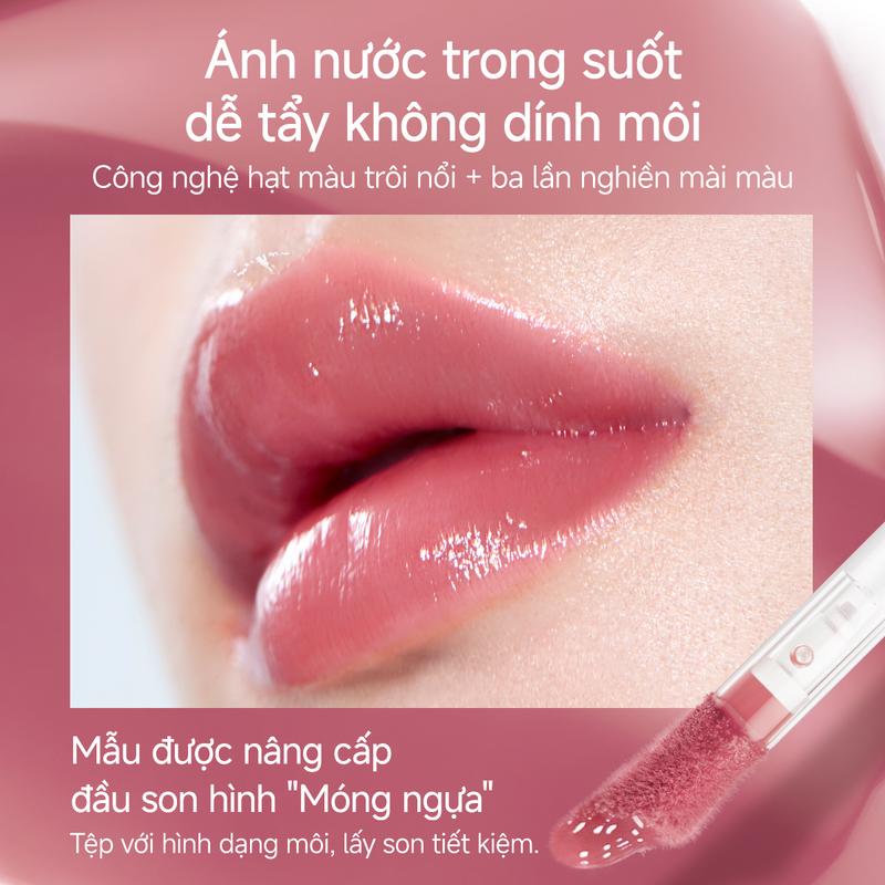 Son tint dưỡng ẩm CARSLAN làm sáng nếp nhăn trong 28 ngày trang điểm và chăm sóc da trong một 4.5g 3