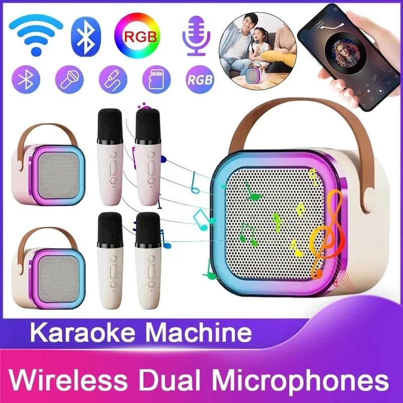 Bluetooth speaker mini portable karaoke microphone wireless Bluetooth integrated Audio Smartphone 0