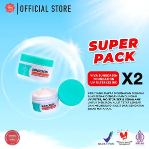 [Super Pack !!!] Viva Sunscreen Foundation - UV FILTER (22 gr) - (2 pcs)