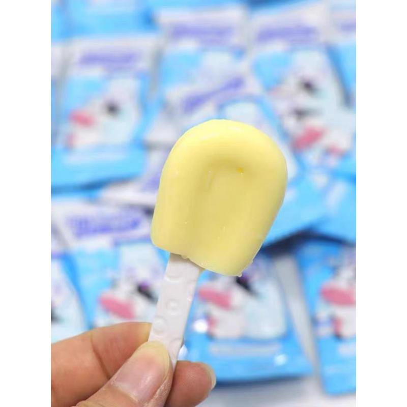 Lẽ 1 Cái Kẹo Mút Sữa Chua Vị Phô Mai Thơm Ngon - Ăn Vặt 492 0