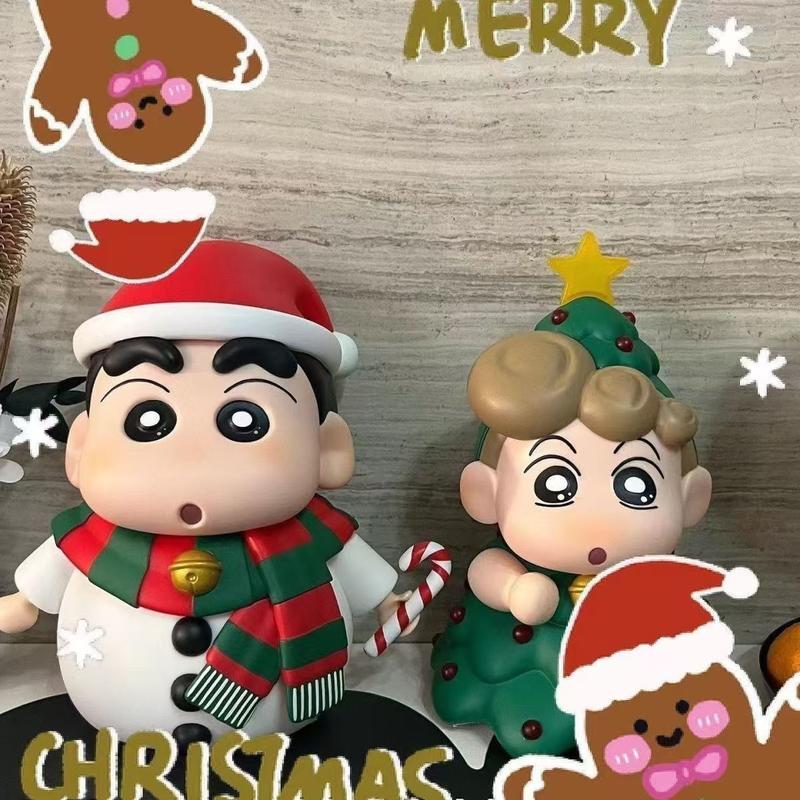 Product Introduction of Mô Hình Bút Chì Màu Shin-chan, Phổ Biến Làm Quà Tặng Giáng Sinh, Bức Tượng Nhỏ Shin-chan Và Aoi, Người Tuyết, Dễ Thương, Thích Hợp Để Đồ Trang Trí Phòng Khách Và Máy Tính Để Bàn, [1224 Đánh Giá Tích Cực] blind  box  shinchan shin  chan  toys 8
