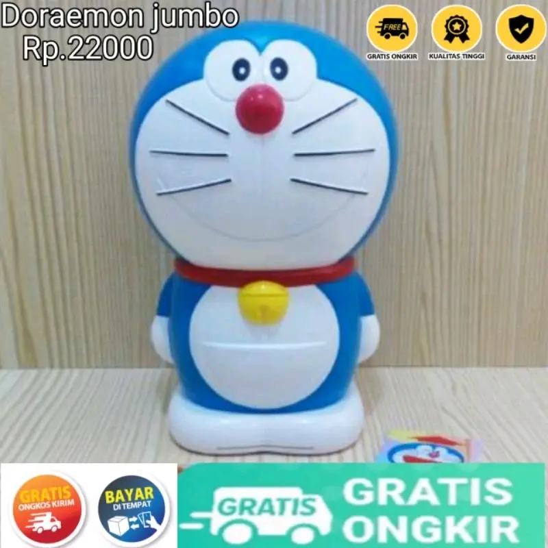 Celengan tanah liat Celengan doraemon celengan jumbo termurah 1