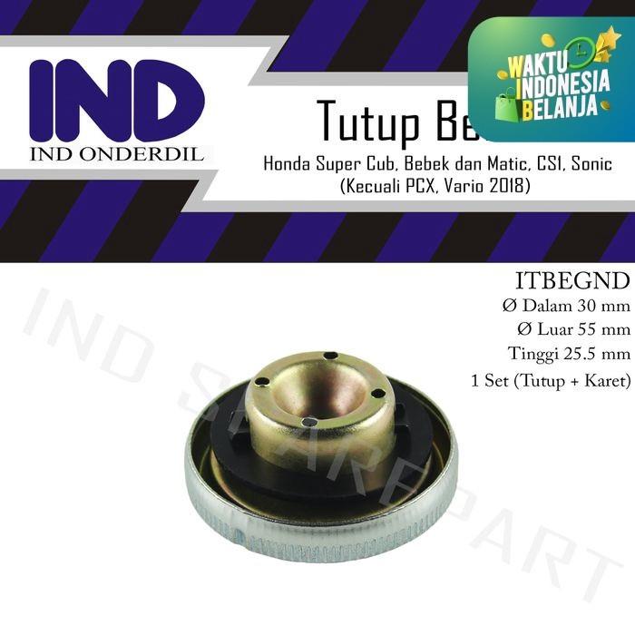 Gambar IND Onderdil Tutup-Penutup Tangki-Teng Bensin Beat Karbu-Lama-Old/Pop/ New FI-F1 - Sesuai dengan gambar, Standar dari IND Onderdil Kota Bandung Tokopedia