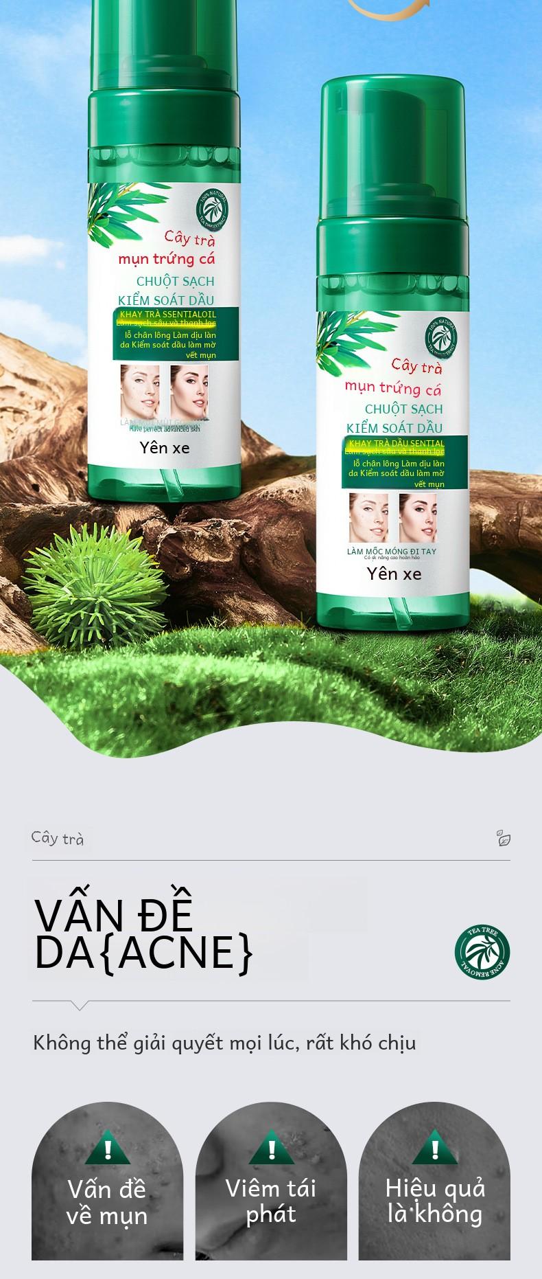 Product Introduction of Bộ Chăm Sóc Da Cây Trà, SADOER, 5 Món, Làm Sạch, Dưỡng Ẩm, Dưỡng Ẩm Skincare Làm Đẹp Da Serum Cho Bé sữa _ 2