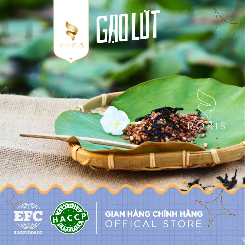 Gạo lứt SỐT TỎI - Gói 60gr nhà ROBIS
