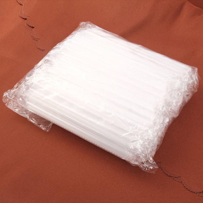 Ống Hút Jumbo Sinh Tố, 300 Chiếc, Ống Hút Uống Nước Bằng Nhựa Trong Suốt, Thích Hợp Cho Trà Bong Bóng Và Lắc Trái Cây, Ống Hút Jumbo 2