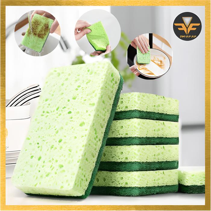 Jual Spons Hijau Nano Magic dua sisi permukaan untuk Cuci Piring Cuci ...