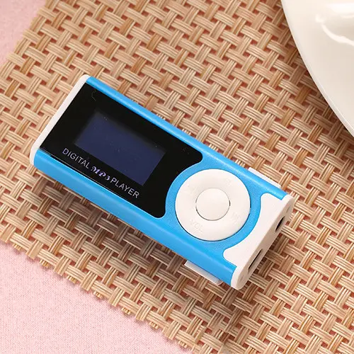 Máy Nghe Nhạc MP3 Cầm Tay Hàng Mới Về, Màn Hình LCD, Đầu Vào USB, Kiểu Kẹp Mini Mỏng, Hỗ Trợ Thẻ Micro SD TF, Máy Nghe Nhạc Thể Thao Điện Tử Kem 6