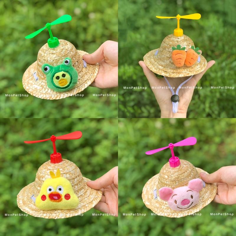 Mũ cói cho chó mèo - Mon Pet