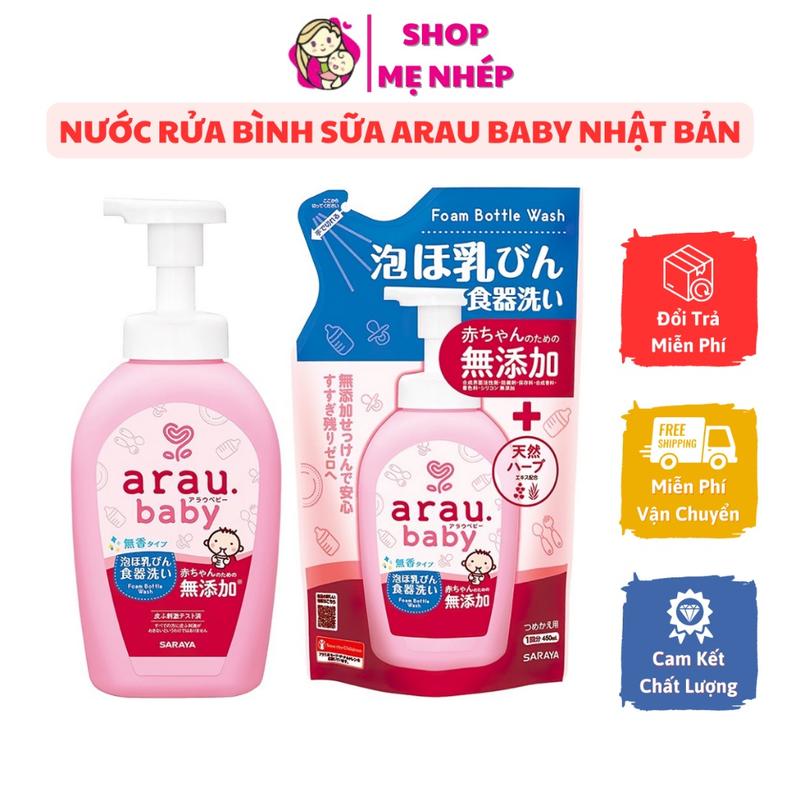 Nước rửa bình sữa ARAU BABY