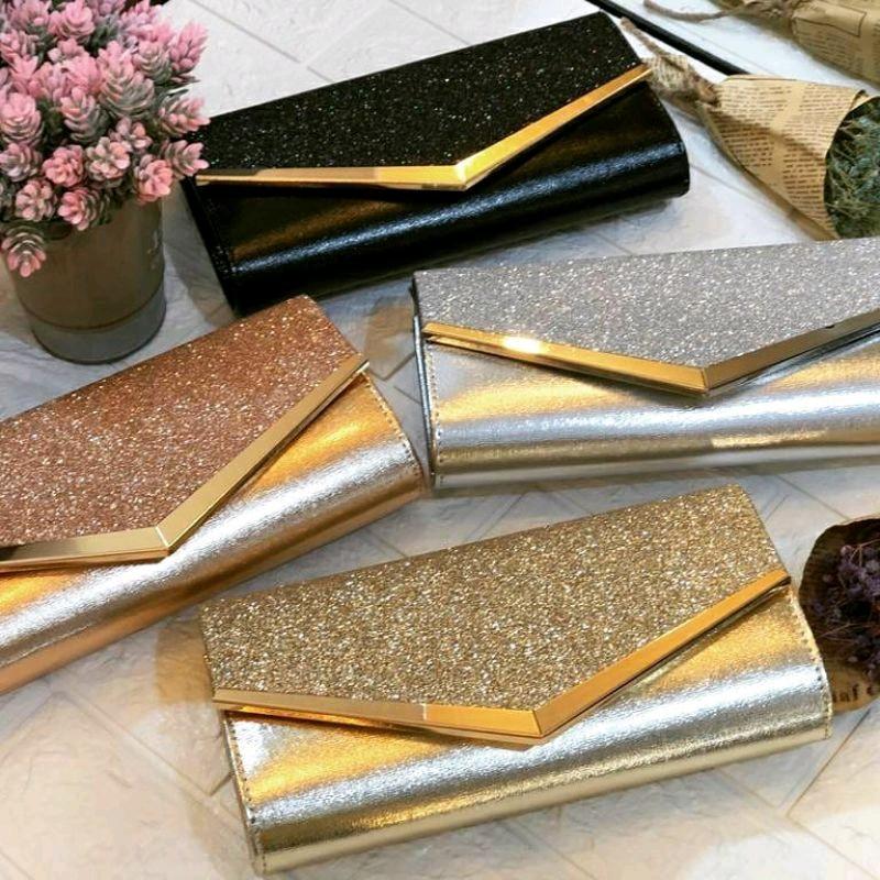 Tas Pesta CLAIRE Kondangan Envelope Clutch Wanita Import 6