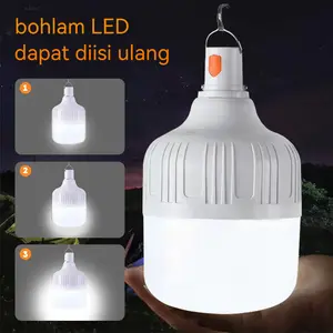 Lampu LED Portable USB 30W-100W untuk Keadaan Darurat, Penggunaan Luar Ruangan & Rumah - Hemat Energi, Tahan Air, Pengisian Ulang Cepat, 3 Tingkat Kecerahan