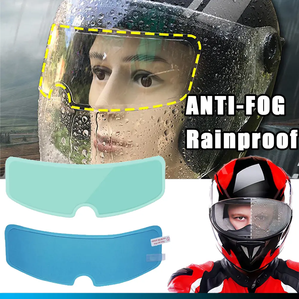 Anti Rain Anti Fog Film for Helmet Visor Motorcycle Protective Sticker Rainproof Universal Motor Helmet Membrane