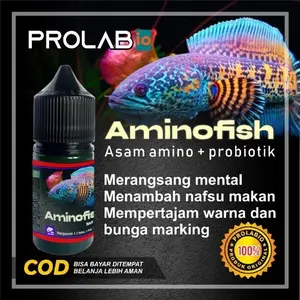 AMINOFISH asam amino vitamin ikan / obat ikan / prolabio chana vitamin probiotik ikan 30 ml - VIRAL - Official Store
