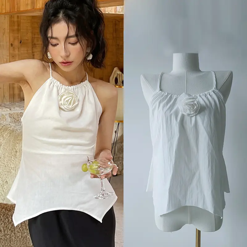Fashion New Irregular Backless Sling Vest C40003