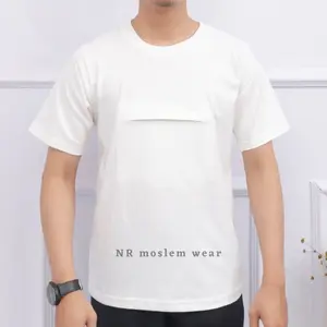 Kaos oblong berkantong haji umroh pria Kode TC-75